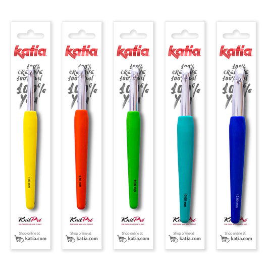 Aguja crochet Katia ergonómica