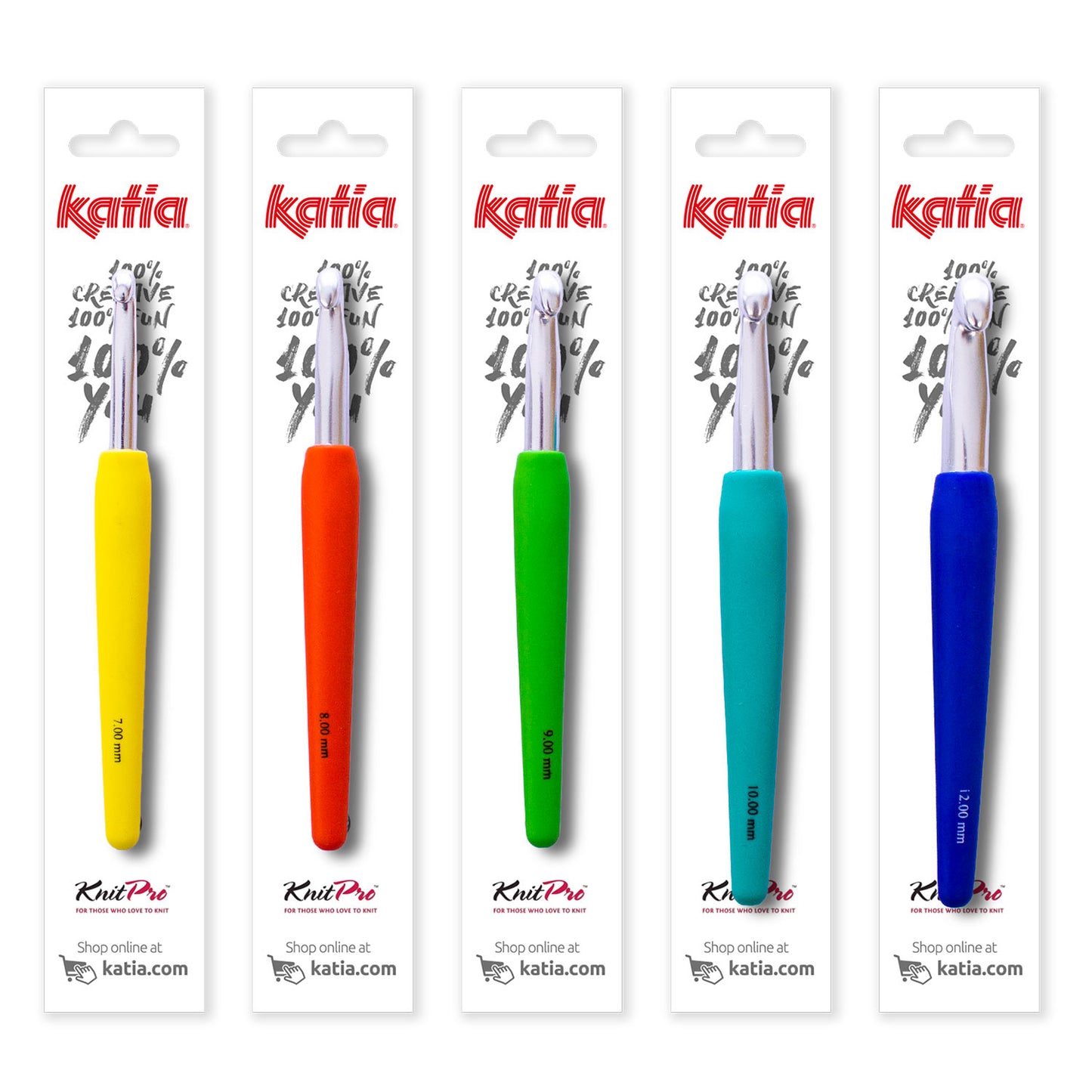 Aguja crochet Katia ergonómica