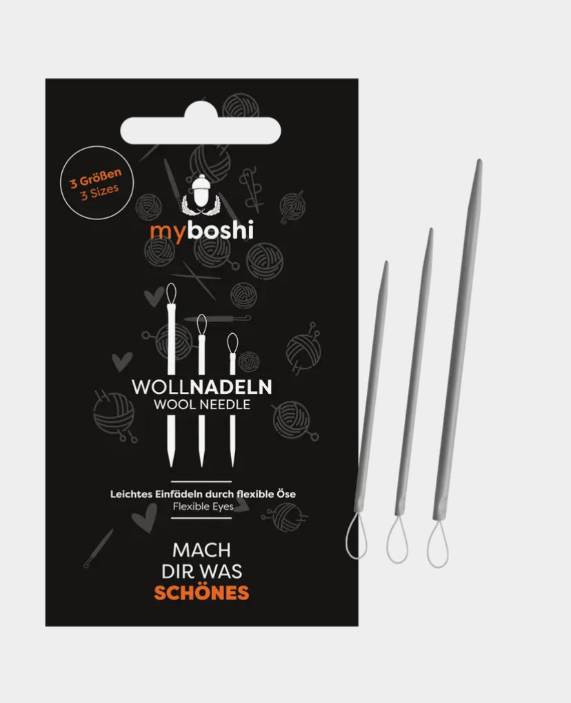 Agujas de lana MyBoshi de aluminio, juego de 3 tamaños